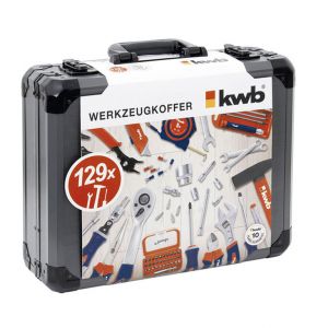 KWB Uitgebreide gereedschapskoffer 129 Delig