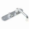 D4E Deurkruk Vastdraaibaar Afgerond Kruk/Kruk D-model Links WC63
