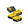 DeWalt accupakket 3x 5.0AH Accu + multilader