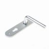 D4E Deurkruk Afgerond Knop/Kruk L-model Links PC72