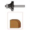 Rotec HM Afrondprofielfrees, Gold-Line, Ø24,7 R=6 D2=12