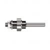 Rotec Spindel Met Lager Ø8, D2=8