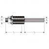 Rotec Spindel Zonder Lager Ø8, D2=12