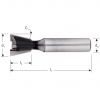 Rotec HM Zwaluwstaartfrees 15°, Silver-Line, D2=8 / Ø12,7