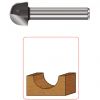 Rotec HM Holprofielfrees, Gold-Line,Ø12,7 D2=12