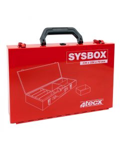 4Tecx Sysbox Assortimentskoffer Metaal 13 vaks
