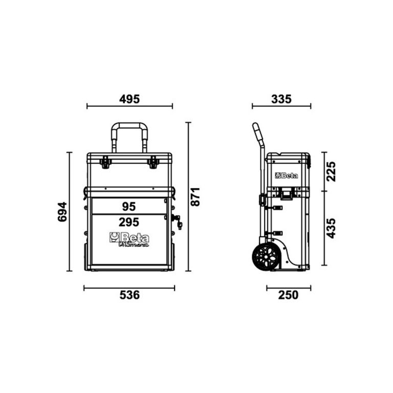 Beta Gereedschapswagen - trolley C41S 041000001