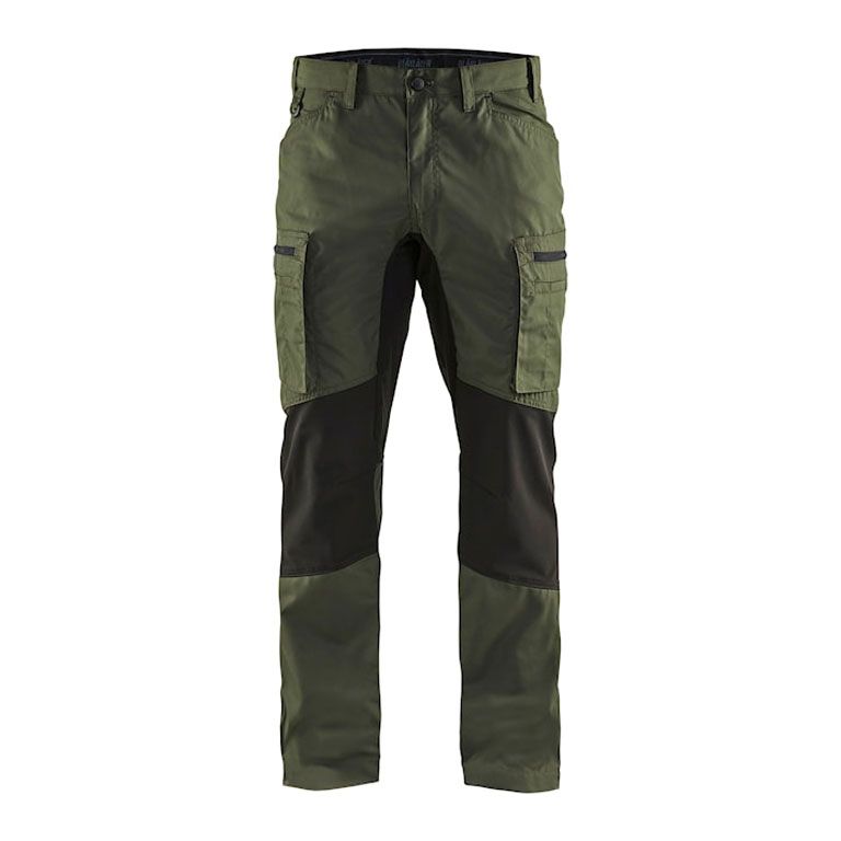 1459 Blåkläder Werkbroek Stretch army groen