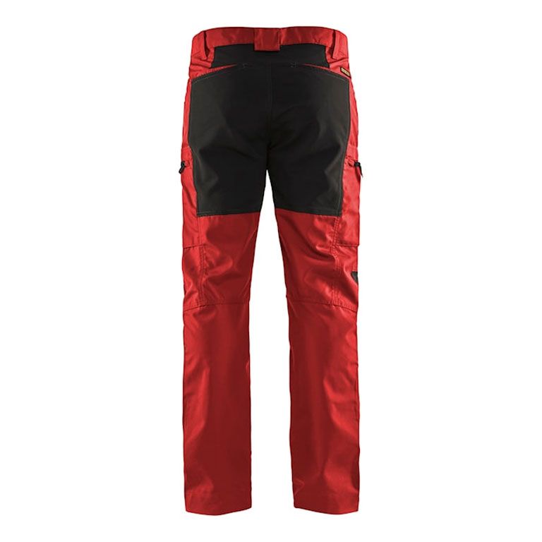 1459 Blåkläder Werkbroek Stretch rood/zwart