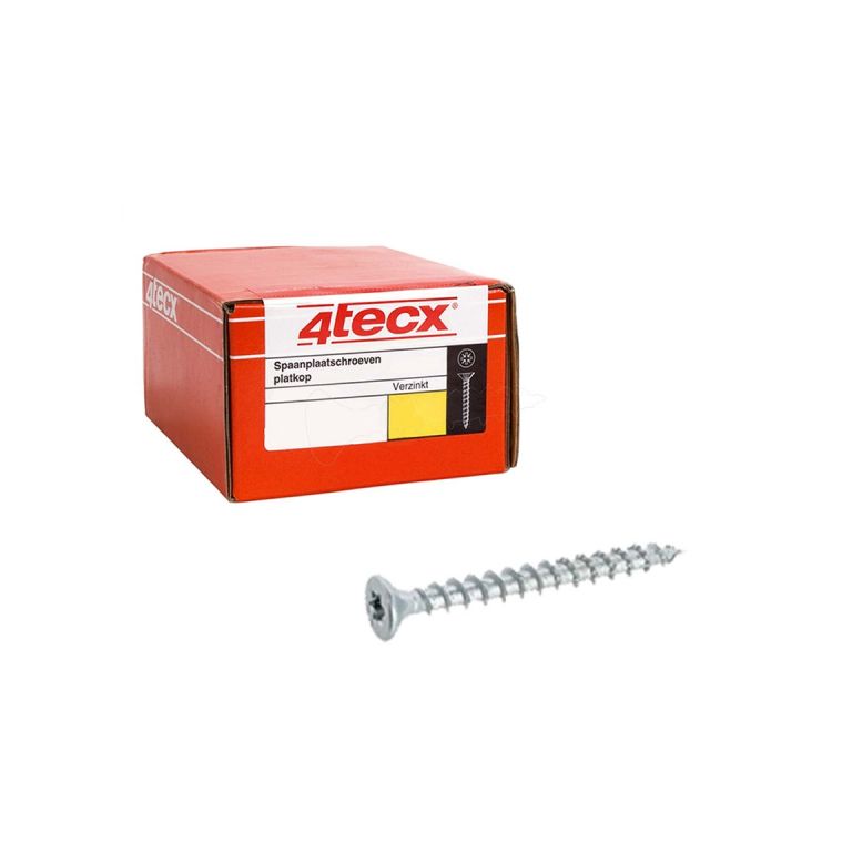 4Tecx Spaanplaatschroef TORX T10 3,0 x 30 mm 200 stuks