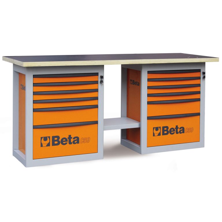 Beta Werkbank Endurance C59B O/12 Oranje