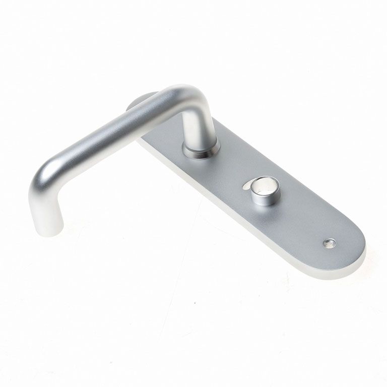 D4E Deurkruk Vastdraaibaar Afgerond Kruk/Kruk D-model Links WC72
