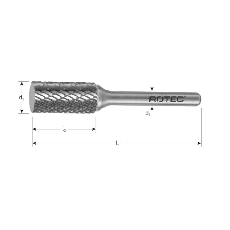 Rotec HM-Stiftfrees, model FZ3 / Spiraalvertand