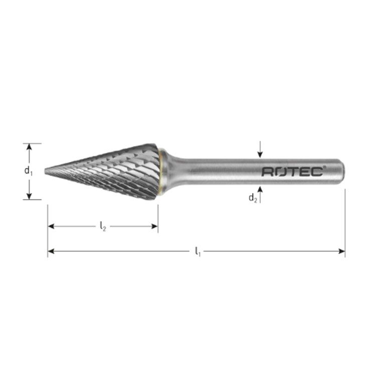 Rotec OPTI HM-Stiftfrees, Model MZ6/ Kruisvert.