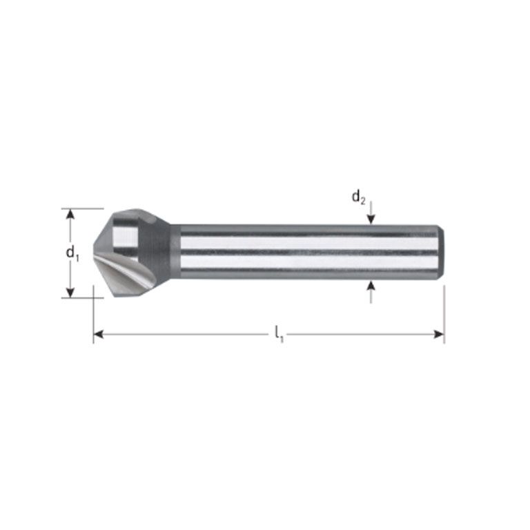 Rotec HSS-G Verzinkfrees 120°, Vorm C