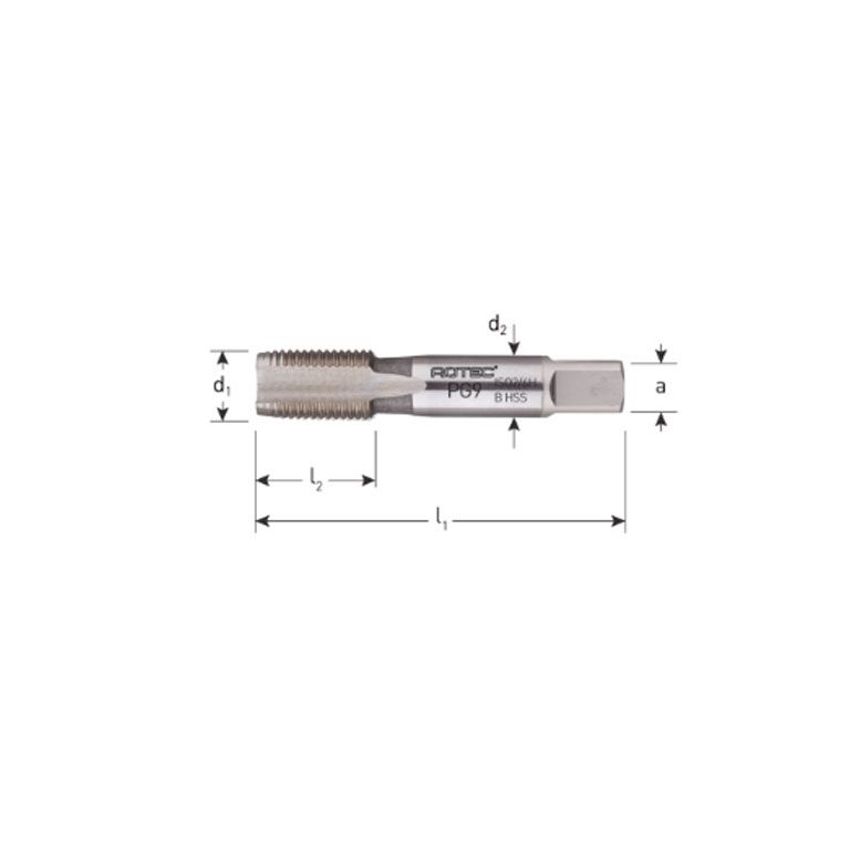 Rotec HSS-E Machinetap '800', Doorlopend PG