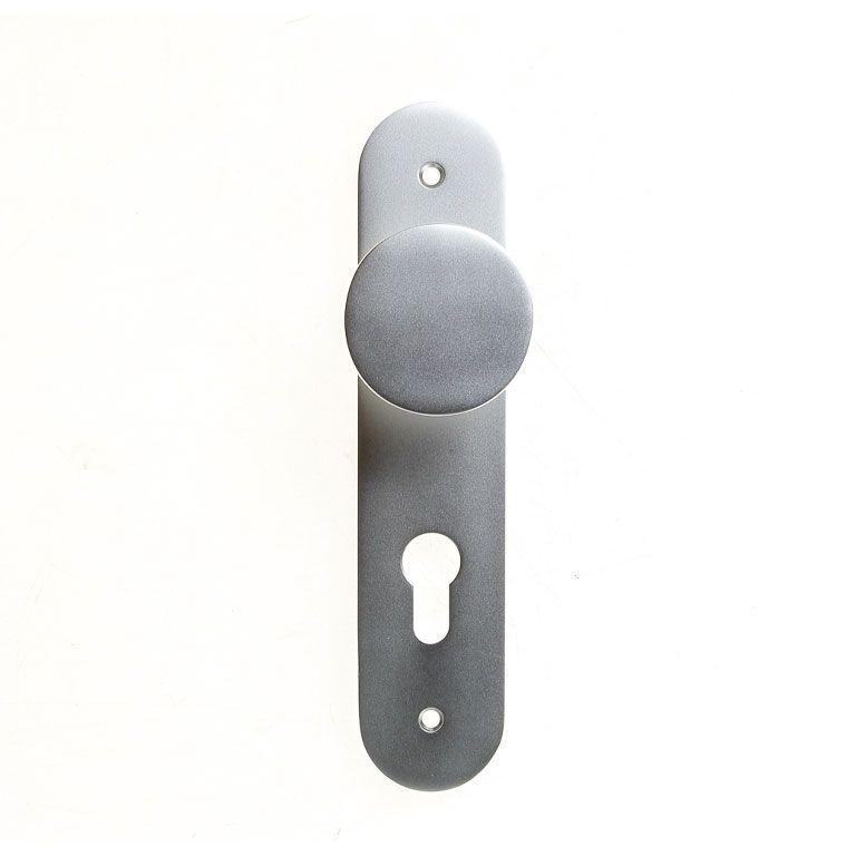 D4E Deurkruk Afgerond Knop/Kruk L-model Rechts PC72