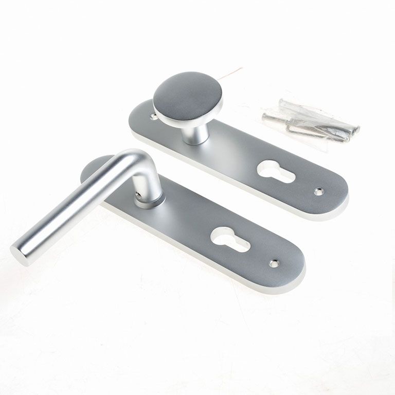 D4E Deurkruk Afgerond Knop/Kruk L-model Rechts PC55
