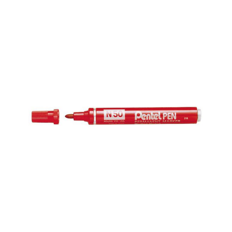 Pentel Merkpen N50 2.5mm Rood