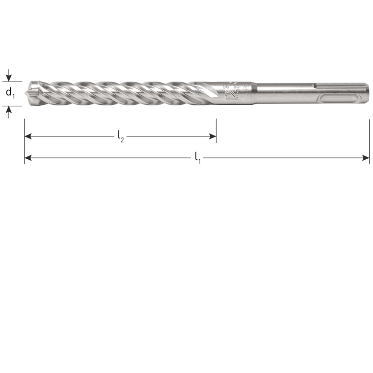 Rotec Hamerboor SDS+ Quattro-X ø 12,0 x 210/260 per stuk