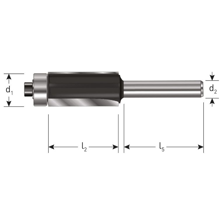 Rotec HM Kantenfrees Z2, Gold-Line,Ø12,7X12,7
