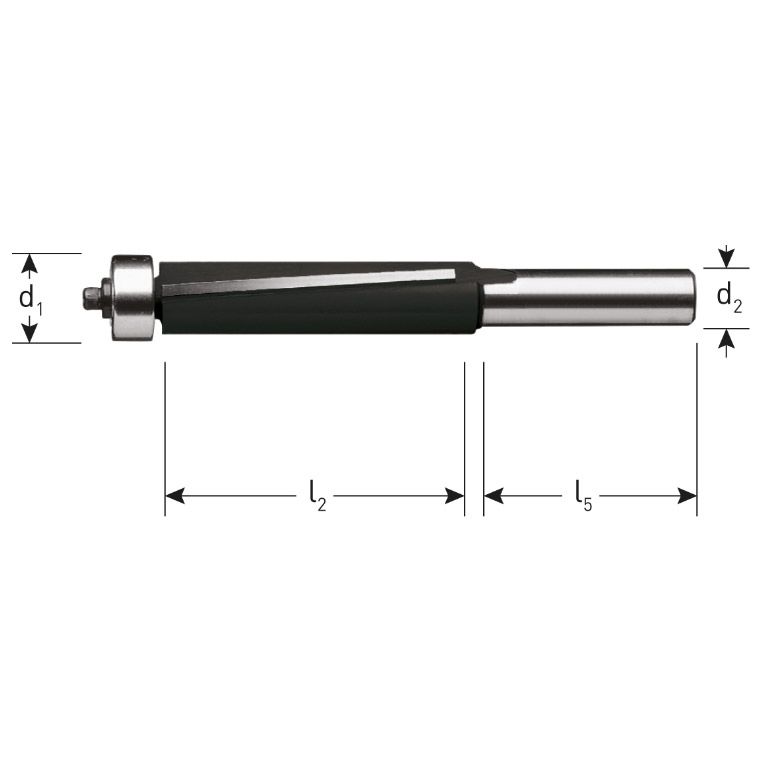 Rotec HM Kantenfrees, Helix, Gold-Line, Ø19,05X50,8 D2=12