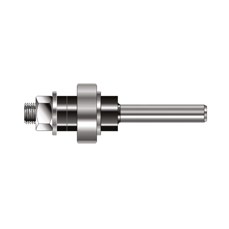 Rotec Spindel Met Lager Ø8, D2=8