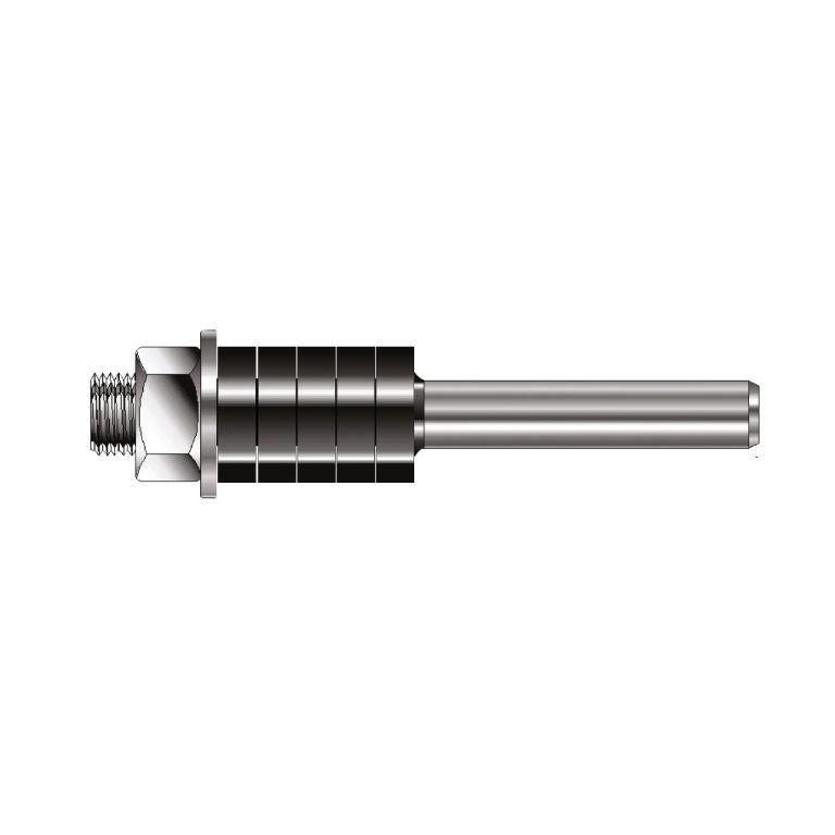 Rotec Spindel Zonder Lager Ø8, D2=12