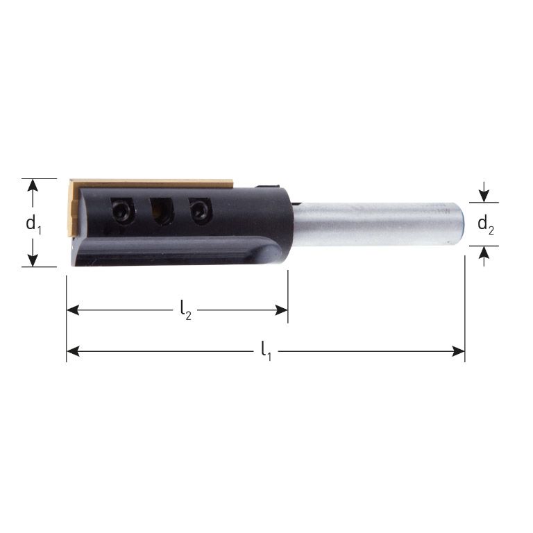 Rotec HM Groeffrees, Wisselplaat, Gold-Line, Ø18X30 D2=12