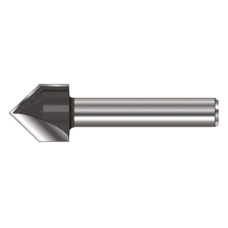 Rotec HM V-Groeffrees 90°, Gold-Line, Ø19,05 D2=12
