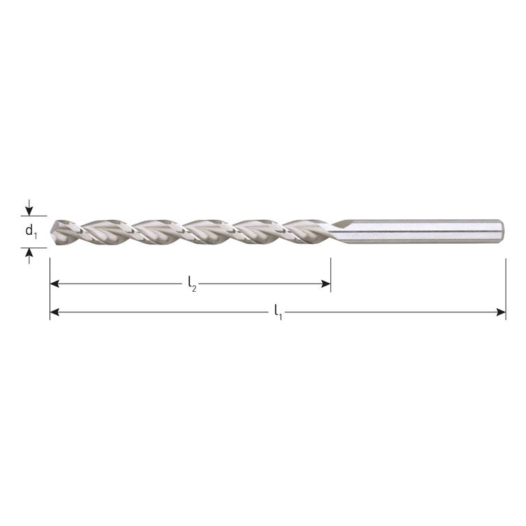 Rotec HSS-G Houtspiraalboor Din1869 TL Ø11,0X310X450 / In Etui