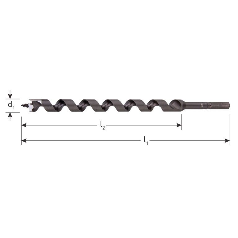 Rotec Slangenboor Elite-Eco, Ø22X390X460