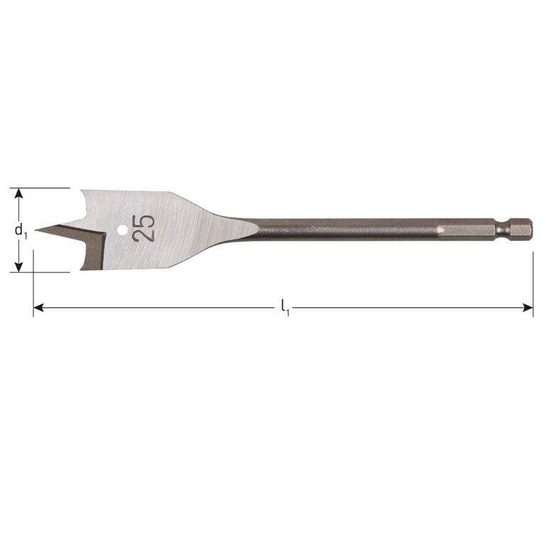 Rotec Speedboren Met 1/4'' Bit-Aansluiting 13,0X152 (Vpe 10)