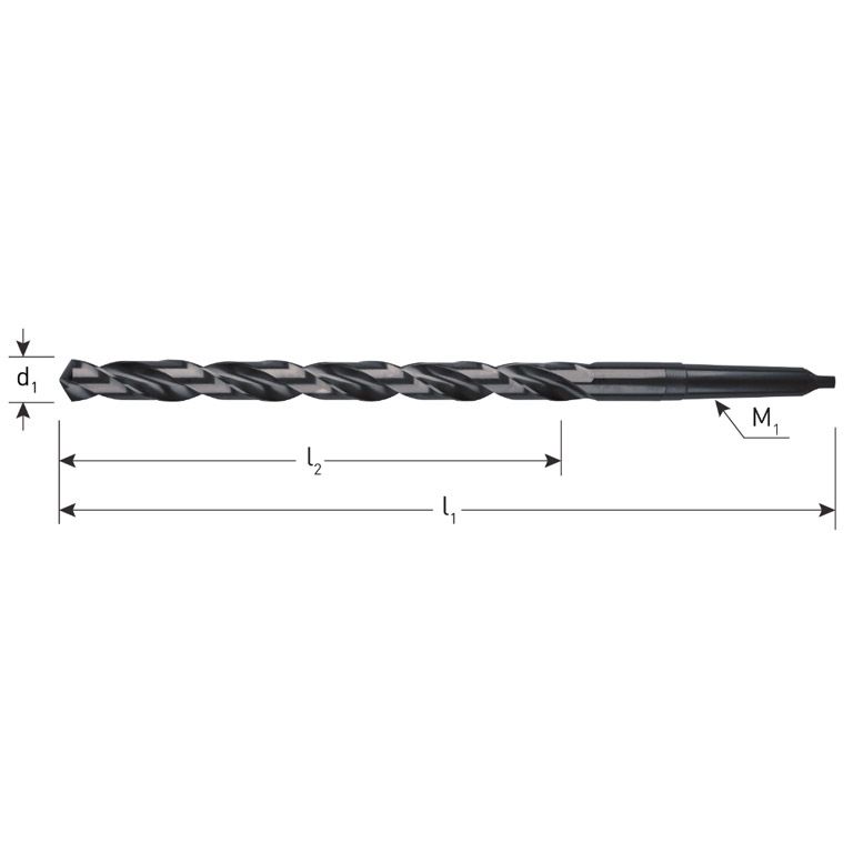 Rotec HSS-G Spiraalboren DIN 1870 Geslepen 25,0X440 Mm