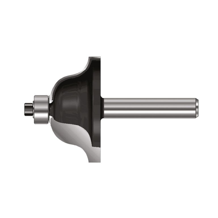 Rotec HM Lijstfrees, Gold-Line, Ø43R=8 D2=12