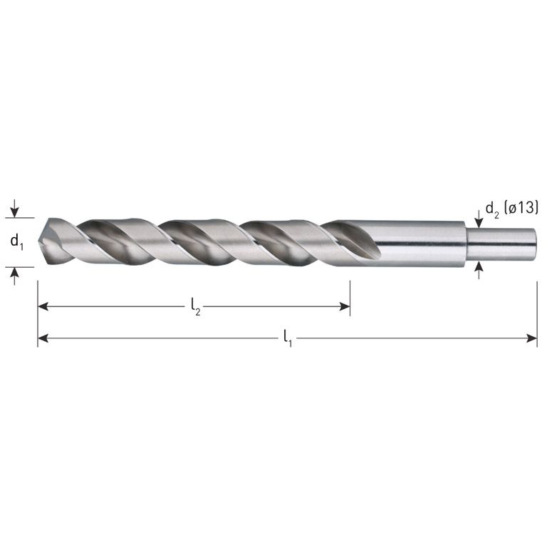 Rotec HSS-G Spiraalboor, Din 338, Type HD-S, D2=13, Ø17,0