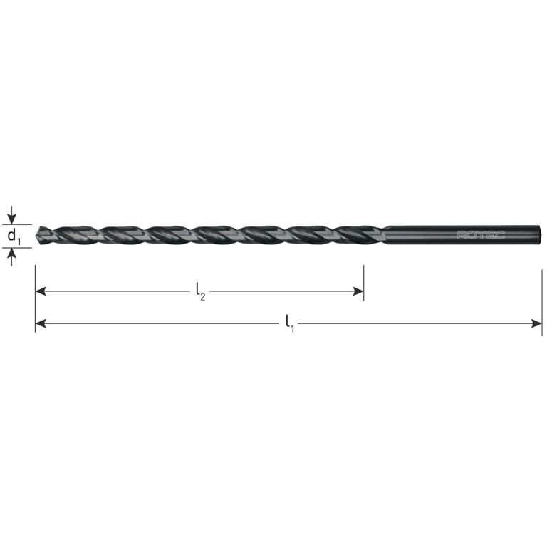 Rotec HSS-G Spiraalboren Din 1869 Geslepen 4,2X220 Mm