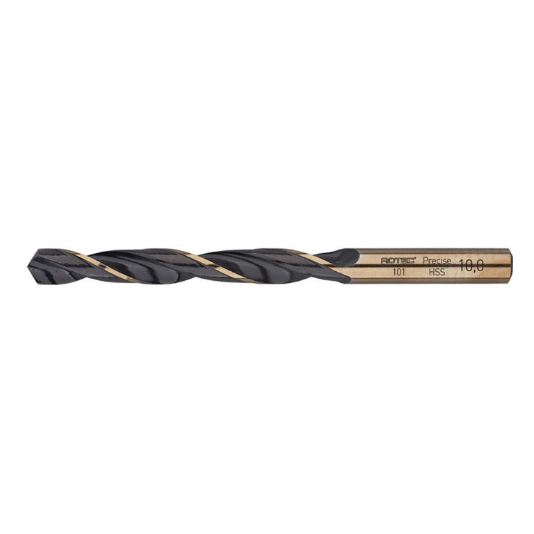 Rotec HSS-R Spiraalboren Din 338 Precise 8,0 Mm 10 stuks