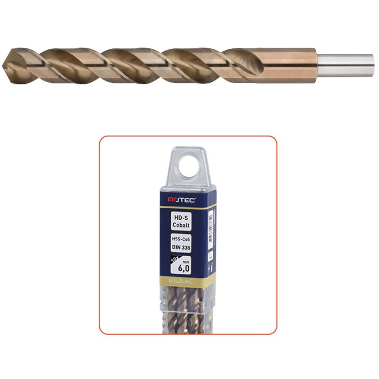 Rotec HSS-E Spiraalboren DIN 338 Type HD-S 6,9 mm