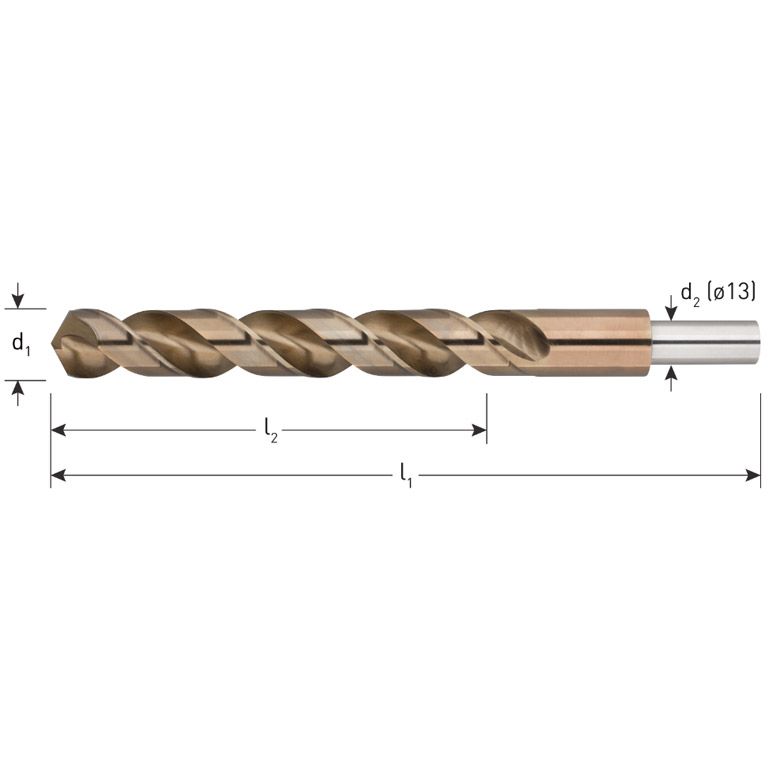 Rotec HSS-E Spiraalboren DIN 338 Type HD-S 6,9 mm
