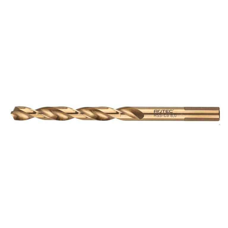 Rotec HSS-E Spiraalboor, DIN 338, Top-X, Type N, Ø4,0 10 stuks