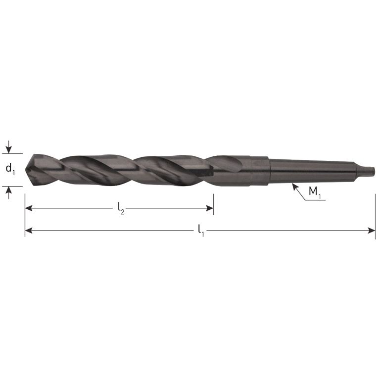 Rotec HSS-G Spiraalboren DIN 345 Geslepen 12,0 mm