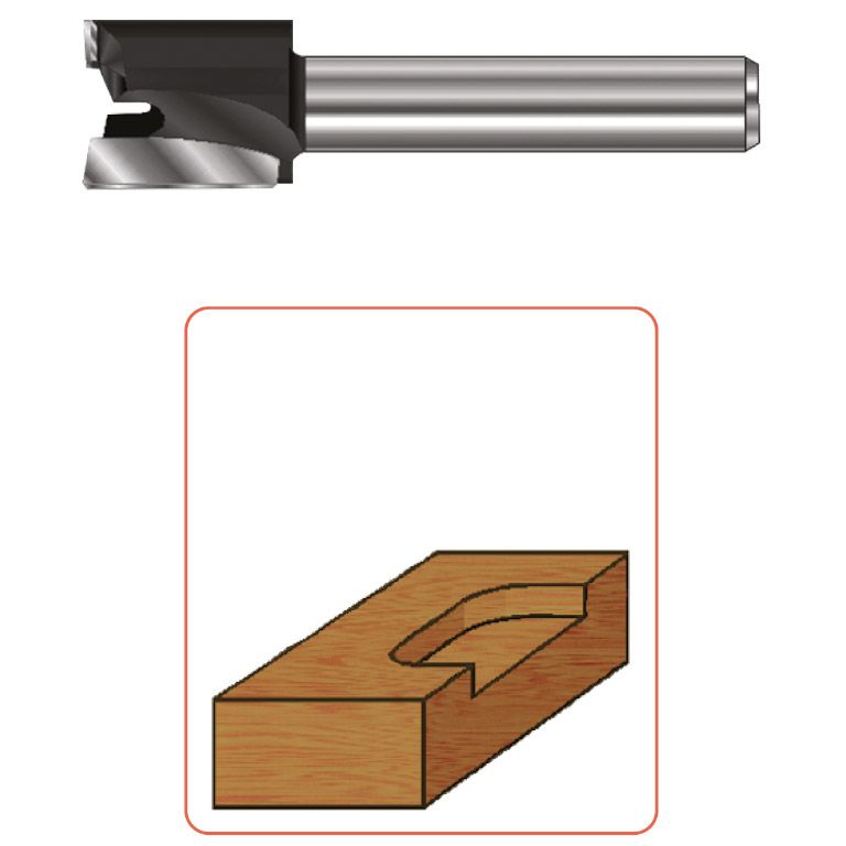 Rotec HM Vlakfrees, Gold-Line, Ø19 D2=12