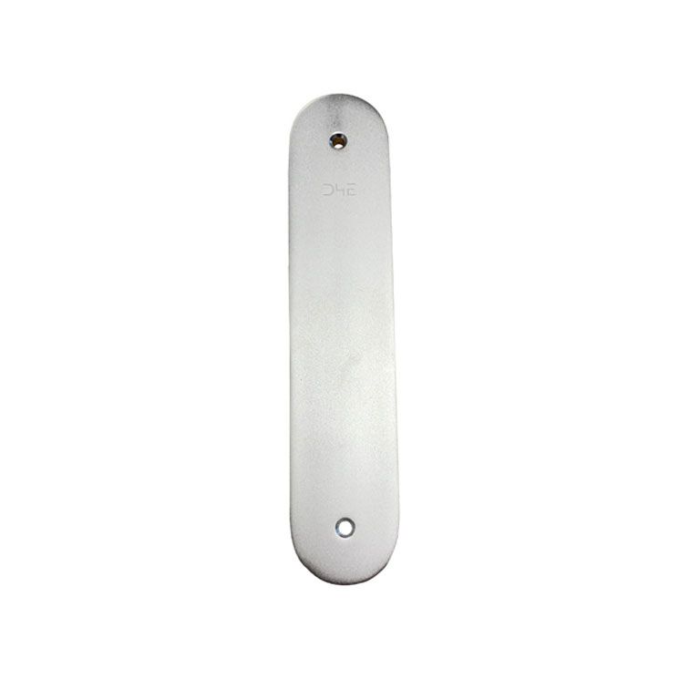 D4E Deurschild Afgerond Aluminium Blind