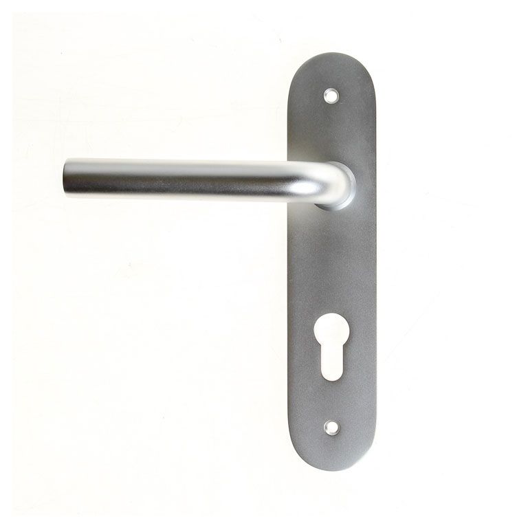 D4E Deurkruk Afgerond Knop/Kruk L-model Rechts PC55