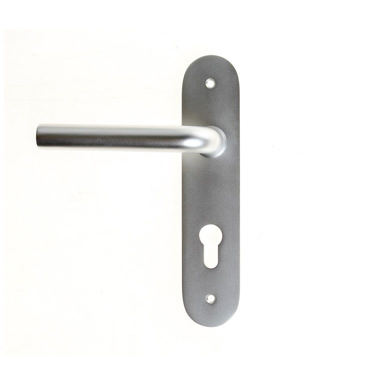 D4E Deurkruk Afgerond Knop/Kruk L-model Rechts PC72