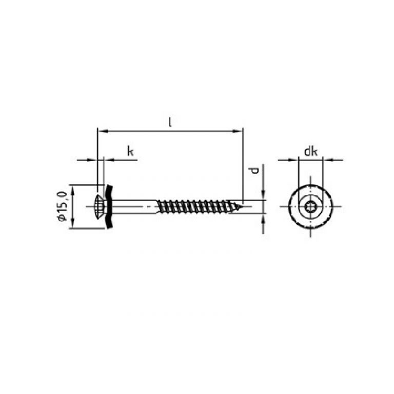 Spenglerschroeven met EPDM-ring RVS 4,5 x 90 mm. PZ 200 stuks