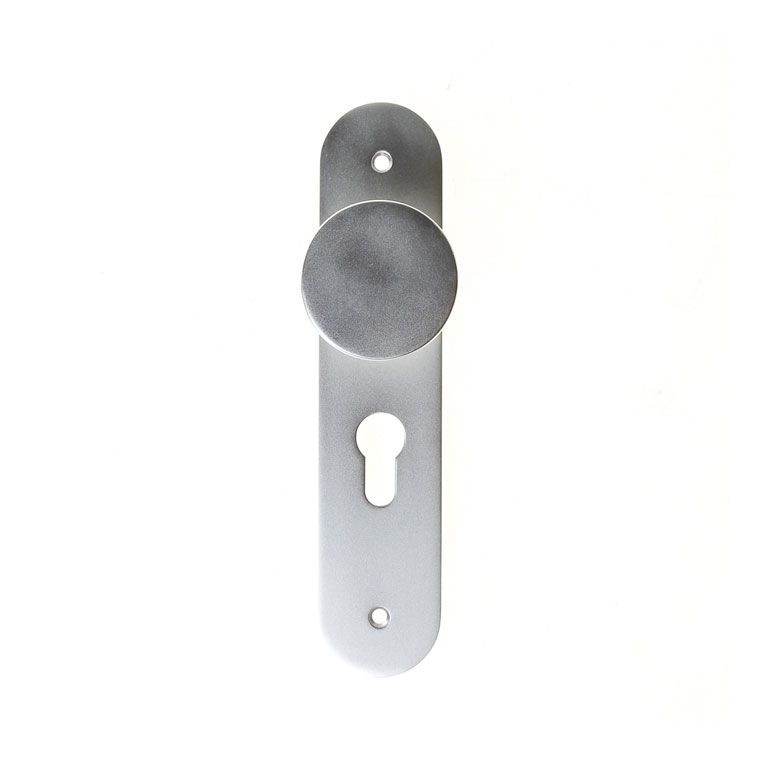 D4E Deurkruk Afgerond Knop/Kruk D-model Rechts PC72