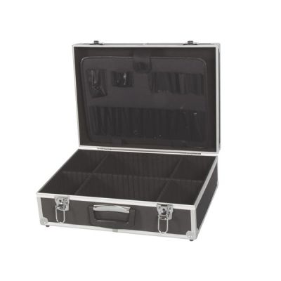 Gereedschapskoffer met aluminium frame 455 x 330 x 152 mm zwart