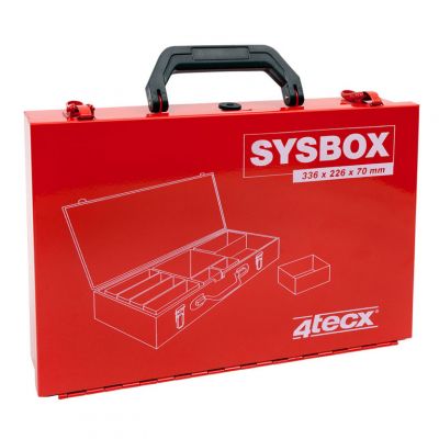 4Tecx Sysbox assortimentskoffer metaal 13 vaks